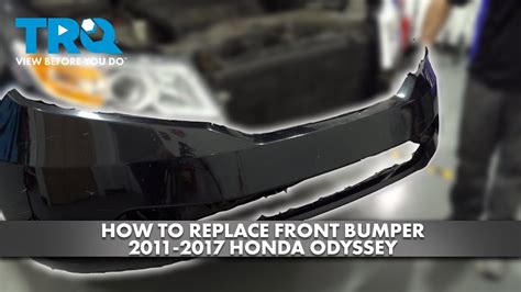 replace front bumper   honda odyssey  auto