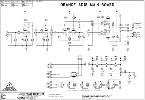 prowess amplifiers orange schematics ad schematic