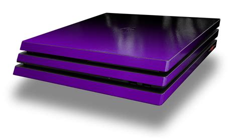 sony ps pro console skins smooth fades purple black wraptorskinz