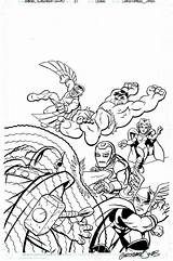 Coloring Pages Marvel Superhero Squad Super Hero Comic Sheets Chibi Az Comments Popular Coloringhome Captain America Template Kids sketch template