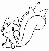 Pokemon Pachirisu Emolga Coloriage Jigglypuff Clipartmag Coloringhome Colorir sketch template