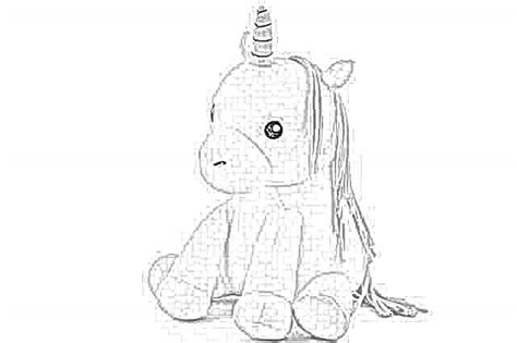 coloring pages stuffed unicorn coloring pages   downloadable