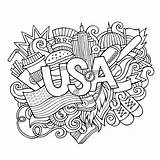 Usa Coloring Canvas sketch template