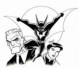 Batman Beyond Coloring Pages Drawing Joker Outline Cliparts Outlines Dc Clip Easy Lostonwallace Deviantart Horseshoes Clipart Comic Cartoon Choose Board sketch template