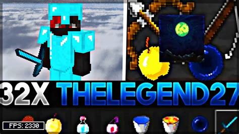 Thelegend27 [32x] Mcpe Pvp Texture Pack Fps Friendly