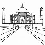 Mahal Taj Effortfulg Netart sketch template