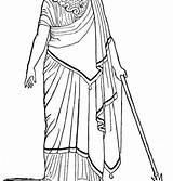 Roman sketch template