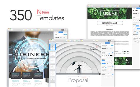 templates  pages mac
