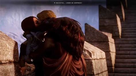 Dragon Age Inquisition Cullen Romance First Kiss Scene Youtube