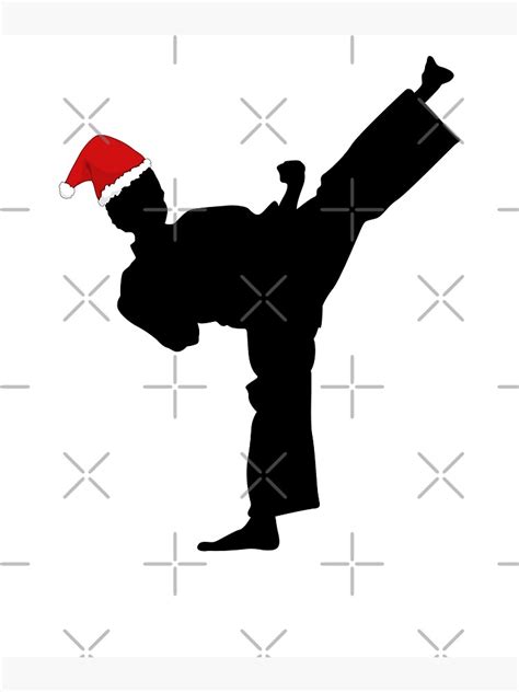 Karate Christmas Martial Arts Judo Art Print For Sale By Playloud