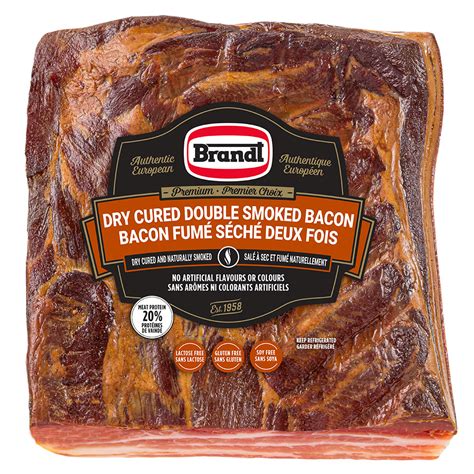 dry cured double smoked bacon brandt meats