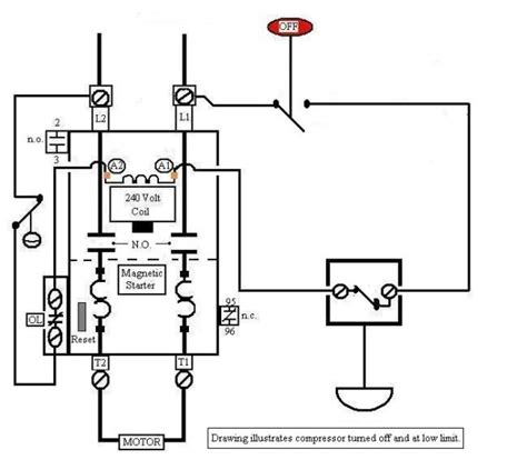 square  combination starter wiring diagram