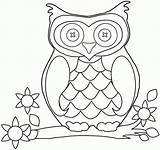 Coloring Pages Printable Owls Owl Popular sketch template