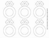 Ring Diamond Template Coloring Printable Pages Clipart Engagement Print Wedding Bridal Rings Diamonds Templates Coloringhome Shower Color Bachelorette Clip Jewelry sketch template