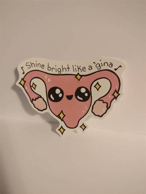 The Happiest Vagina Sticker Etsy