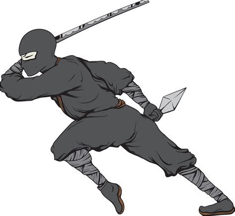 vector ninja royalty  stock image storyblocks