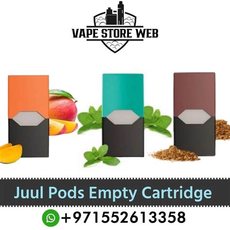 juul pods cartridge empty mg replacement refillable pods  juul