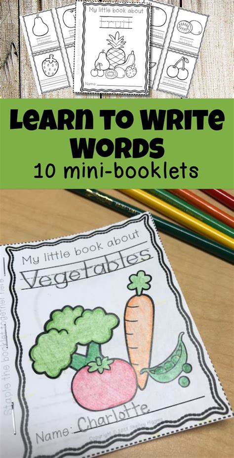 learning  write words coloring booklets learning  write writing