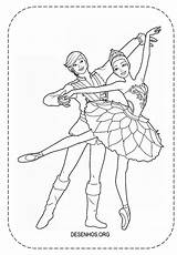 Bailarina Desenho Boneca Balé sketch template