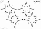 Recortar Moldes Estrella Papelisimo Modelos Grandes Dibujo Plantilla Picos Papel Muchas Imprimibles Fugaz Navideña Varias Sola Visitar Corazones sketch template