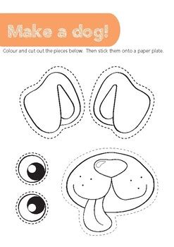 printable dog face template cool wallpaper