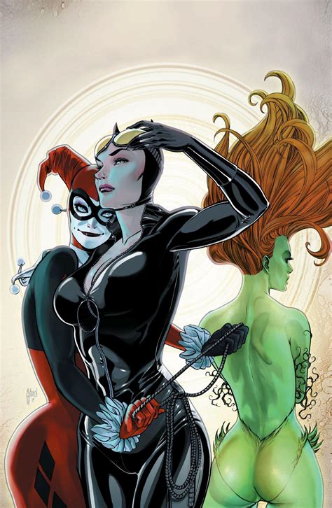 [cover] Harley Quinn Catwoman And Poison Ivy By Guillem