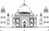 Taj Mughal Netart sketch template