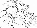 Shadow Hedgehog Coloring Pages Sonic Super Silver Print Color Printable Getcolorings Lineart Sketch Library Clipart Popular Coloringtop sketch template