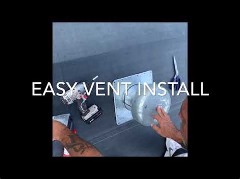 mobile home vent install   youtube