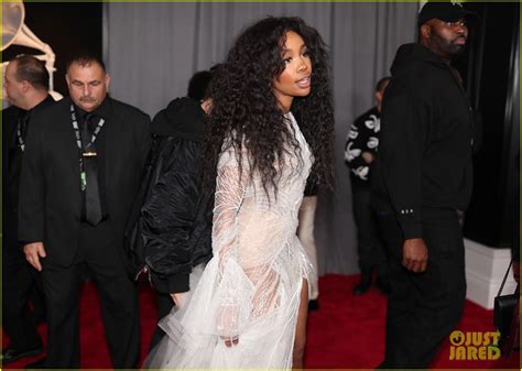 Photo Sza Brings Her Mom And Grandma As Her Grammys 2018 Dates 16