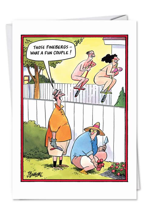 fun couple cartoon anniversary card and nobleworkscards