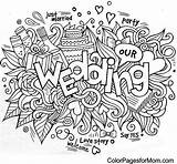 Coloring Pages Wedding Kids Sheets Doodles Printable Book Choose Board Mobile sketch template