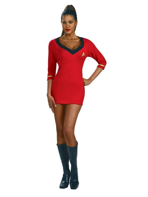 Star Trek The Original Series Women S Uhura Red Dress In
