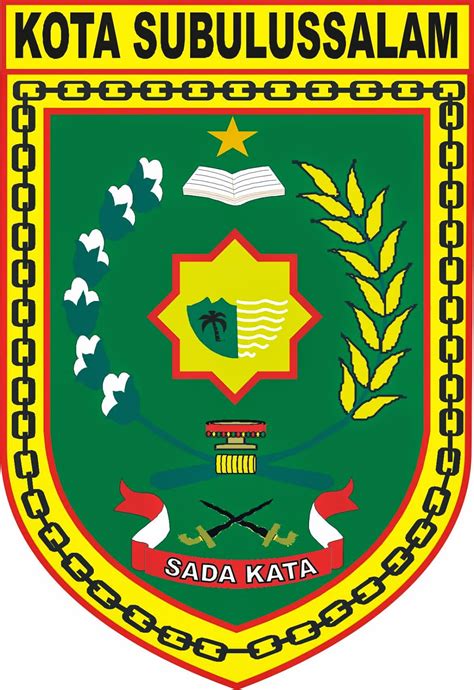 logo kabupaten kota logo kota subulussalam nanggroe aceh darussalam