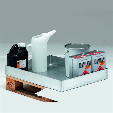 galvanized spill containment tray  litre ss spill control