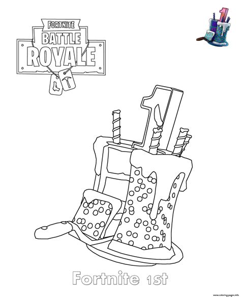ideas  coloring fortnite chest coloring pages