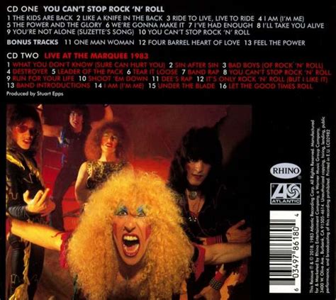 Twisted Sister You Can T Stop Rock N Roll Explicit 2 Cds Jpc