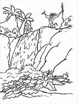 Rafiki Cascade Roi Kleurplaten Leao Rei Kleurplaat Leone Dschungel Ludinet Coloriez Coloriages Koning Maestrasabry Rainforest Kategorien Stampa Materiale sketch template