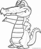 Alligator Coloring Coloring4free Related Posts sketch template