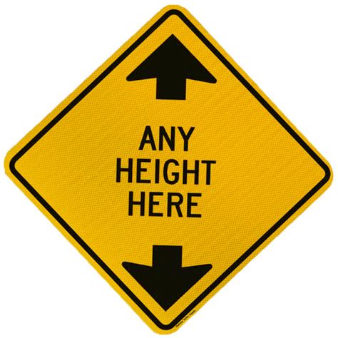 custom clearance height warning signs highway traffic supply