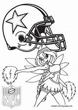 Coloring Pages Dallas Cowboys Tony Nfl Romo Template sketch template
