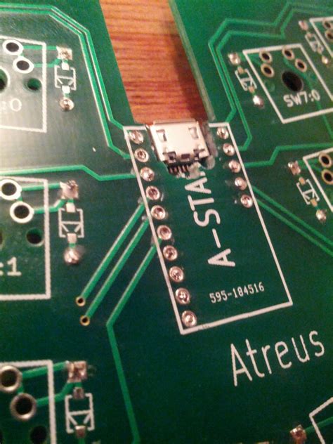 atreus controller installed  microcontroller    flickr