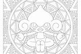 Pokemon Coloring Meditite Windingpathsart sketch template
