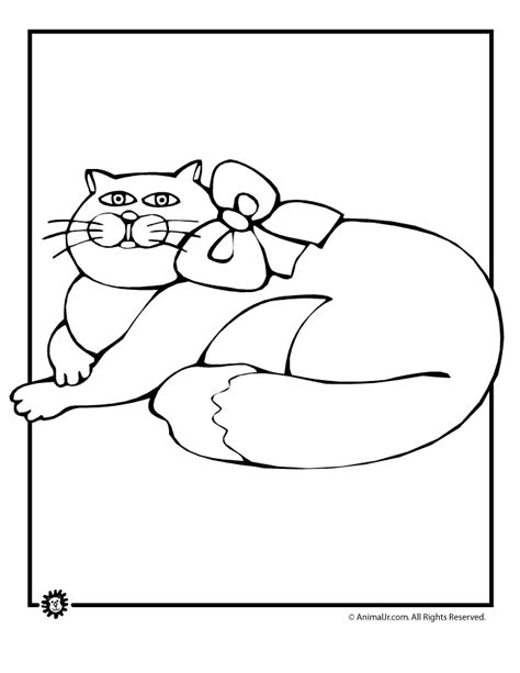fat cat coloring page woo jr kids activities childrens publishing