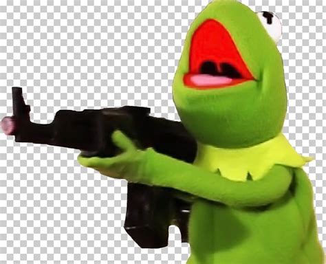 kermit  frog meme gun firearm png clipart  png