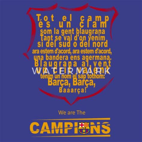 lyrics   fc barcelona anthem mens premium  shirt spreadshirt