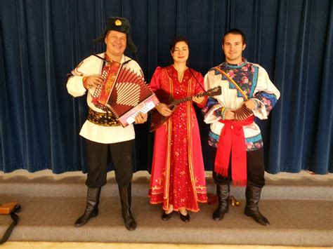 russian dancers musicians singers balalaika garmoshka multicultural school assembly big