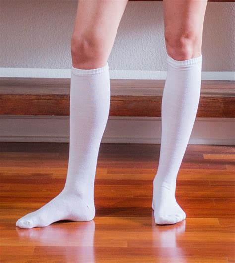 wholesale yacht smith womens knee high socks solid white  cotton size