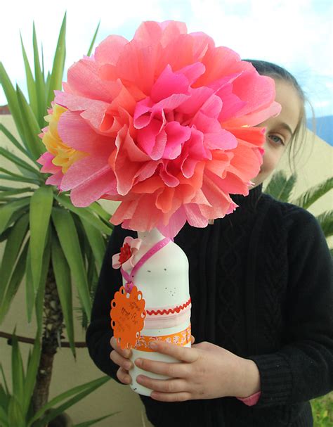 crepe paper flower bouquet creative jewish mom