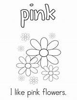 Pink Color Sheet Favorite Book Activity May Noodle Twisty Twistynoodle Minibook sketch template